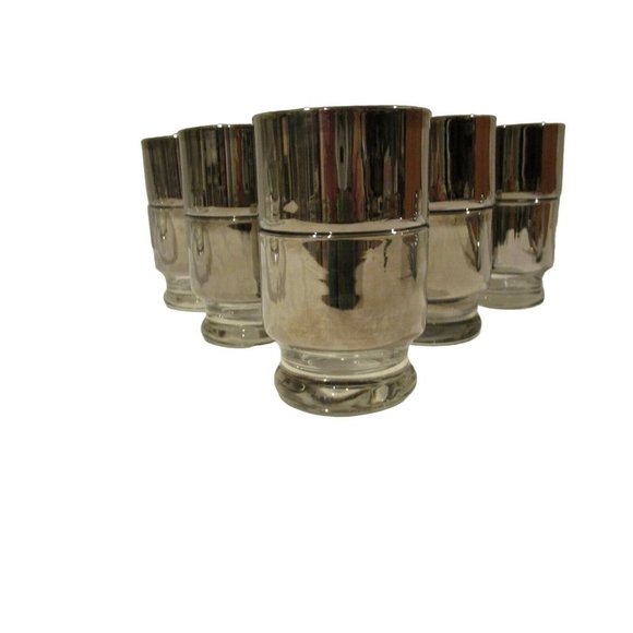 Mid Century Silver Fade Complete Punch Bowl Set Dorothy Thorpe Vintage Retro 15p - Picture 8 of 12